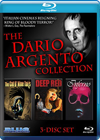 DARIO ARGENTO COLLECTION, THE (3-Disc Blu-ray Set) – OUT OF PRINT