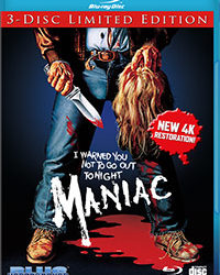 MANIAC (3-Disc Ltd Ed/4K REM) – OUT OF PRINT