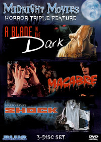 MIDNIGHT MOVIES VOL 1: HORROR TRIPLE FEATURE (A BLADE IN THE DARK/MACABRE/SHOCK) – OUT OF PRINT