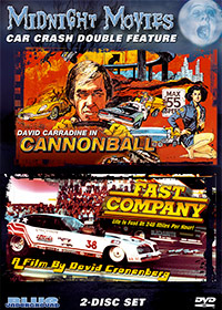 MIDNIGHT MOVIES VOL 6: CAR CRASH DOUBLE FEATURE (CANNONBALL/FAST COMPANY) – OUT OF PRINT